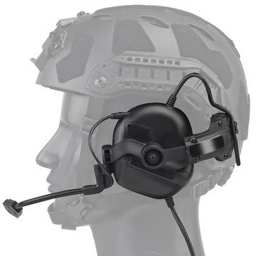 AMP戰術耳機M32拾音降噪耳罩 FAST/EX溫迪導軌通用頭盔頭戴雙模式