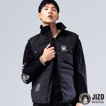 地藏小王 BLUE WAY – 地造多拉鍊解構鋪棉背心