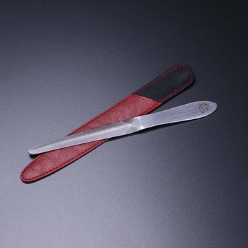 曲面極細高碳鋼銼刀 - 暖磚紅