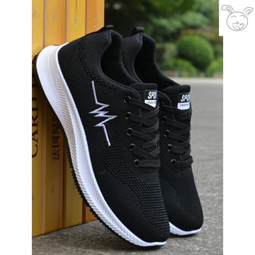 秋季男鞋子韓版潮網面高中學生透氣百搭秋天運動板鞋防臭潮鞋男生