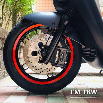 反光屋FKW ai1 sport gogoro S2 2 3 supersport 通用 13+14吋 反光輪框貼 輪框