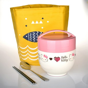 熱銷日本skater斯凱達保溫飯盒兒童保溫桶多層不銹鋼學生上班族便當盒