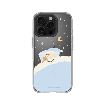 iPhone 16 Pro Clear Case（相機按鈕） 透明 - 咻咻熊 XiuXiubear - 晚安泥