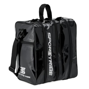 Sports Tribe 漆皮三層鞋袋 STBGESH3G  1個  黑色  18 x 29 x 32 cm