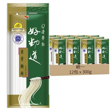 統一 好勁道 家常麵條  300g  12包