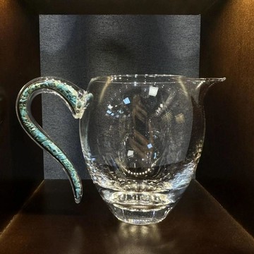 【茶品名】🍵公道杯 過濾 分茶器水晶玻璃綠松石套裝公道杯精緻加厚茶器高檔耐熱茶具公道杯玻璃