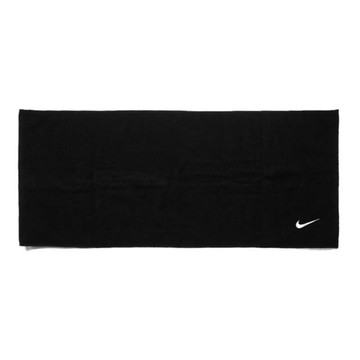 NIKE SOLID CORE 80x35CM 運動毛巾 籃球 純棉 黑色 N1001541010NS [台灣現貨]