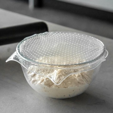 《MasterClass》矽膠保鮮蓋4入-方19cm-- 收納 環保 外帶 防潮 發酵