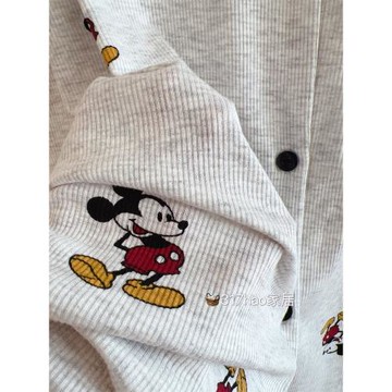 含胸墊夏季莫代爾薄款睡衣卡通系扣開衫寬松休閑短袖居家睡裙中裙