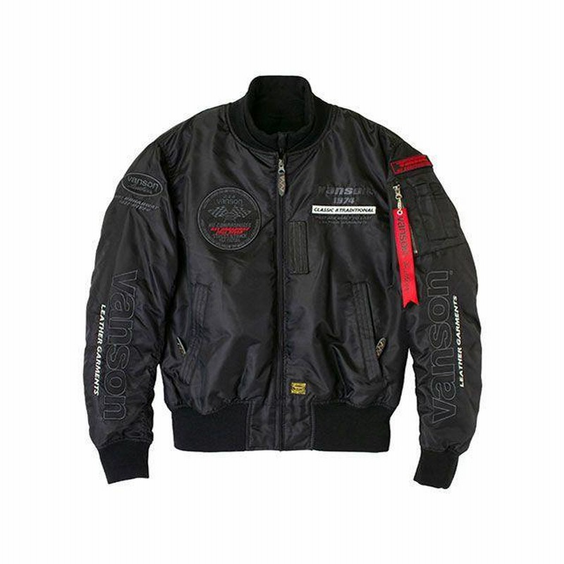 バンソン 2024-2025秋冬モデル TVS2407W MA-1 JACKET（ブラック