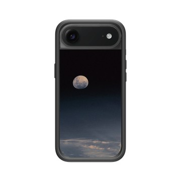 iPhone Air Mod NX -邊框背蓋組合 (相機按鈕) 黑 - NASA - 月光與大氣層