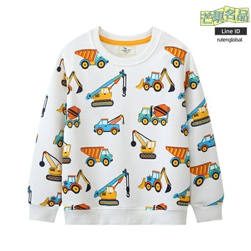 【卡通萌趣】兒童衛衣 寶寶衛衣 打底衫 春秋款衛衣 中小童衛衣 男女童裝 純棉舒適 卡通印花 單件代發