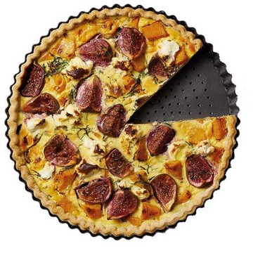 德國進口食品不粘涂層烘焙蛋糕模具 pizza披薩盤圓烤盤波浪邊淺盤