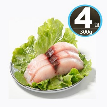 【華得水產】現撈鬼頭刀魚4包組(300g/包)