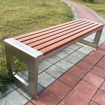 ??快速出貨?? 公司貨 不銹鋼長條凳 戶外廣場景區小區休息休閑座椅 304不銹鋼公園排椅