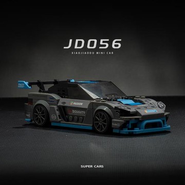 小角度JD056磚塊小顆粒speed系列男孩拼裝積木車玩具跨境