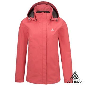 【ATUNAS 歐都納】女款樂遊戶外GORE-TEX PACLITE+羽絨2IN1外套A2GT2519W莓果紅/防風/防水/透氣/保暖/戶外休閒