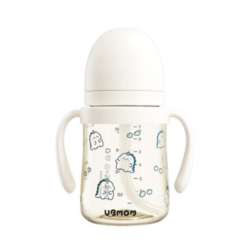 韓國 UBMOM PPSU防逆流吸管水杯200ml(多款可選)吸管杯|喝水杯|渣渣不回流