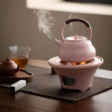 新款溫茶爐煮茶爐陶瓷環保油爐子電陶爐專用圍爐煮茶壺明火燒水壺