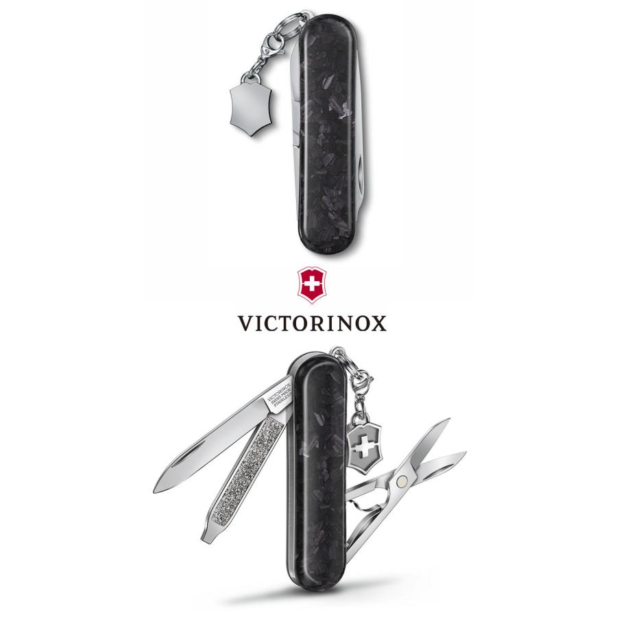 ビクトリノックス カーボン クラシックブリリアント ナイフ VICTORINOX 万能ナイフ 十徳ナイフ 小型 マルチツール 折りたたみ 0.6221.90 OTTD