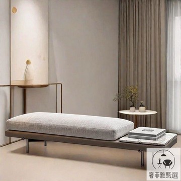 椅子 凳子 開票免稅 意式輕奢換鞋臥室衣帽間現代簡約服裝店沙發家用門口客廳長條凳 PDD-194快速出貨 公司貨