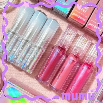 【mumu hoi】現貨Peripera x 庫洛魔法使 唇膏 water bear tint 水裸唇釉 魔法少女櫻