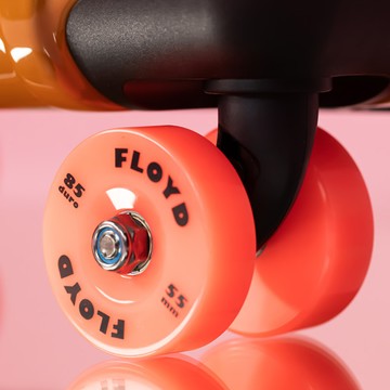 Floyd 專用行李箱滑板輪 八件組 (霓虹粉）
