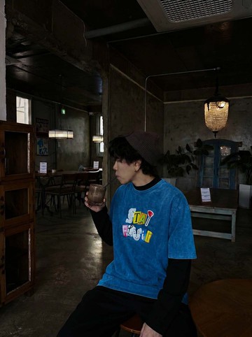Stay Fluid Print Tee | 懷舊香港設計 移民禮物 香港禮物 短袖 T