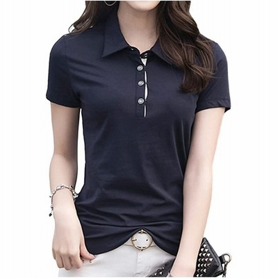 ポロシャツ レディース 半袖ポロシャツ トップス 通販 Lineポイント最大get Lineショッピング