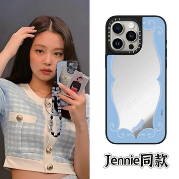 jennie同款公主鏡手機殼 iPhone17Promax手機殼 蘋果15Pro防摔殼i14保護殼i13硬殼i12