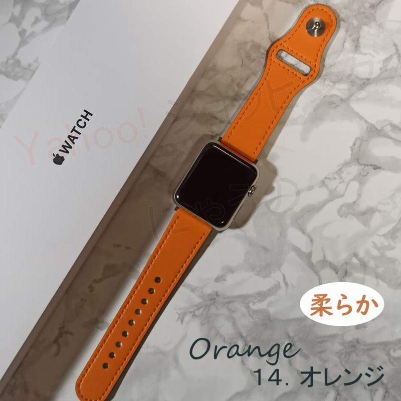 受発注品 Apple Watch Hermes レザーバンド ブラック 42/44/45 | www