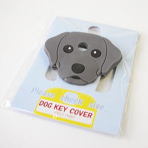 FIELD&POINT超可愛狗寶貝鑰匙套_黑拉布拉多