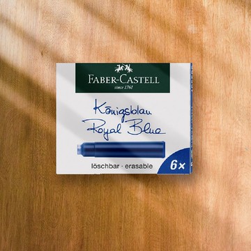 Faber-Castell 學齡兒童鋼筆-卡式墨水 藍(原廠正貨)
