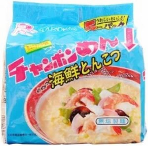 イトメン チャンポンめん 海鮮とんこつ 5食パック