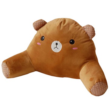 Sunheeshop 動物造型靠墊  38 x 33cm  小熊 棕色