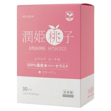 URUHIME MOMOKO 潤姬桃子 粉狀食品  30條  1.5g  1盒