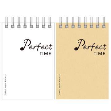 四季SEASON 橫線上翻雙圈筆記本 100K-白音/棕音