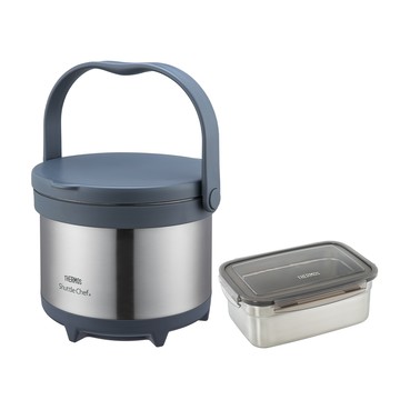 【THERMOS膳魔師】燜燒提鍋3000ml+保鮮盒1600ml優惠組