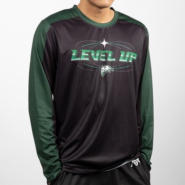 TGF X 附中狼群 長袖機能TEE - 黑綠