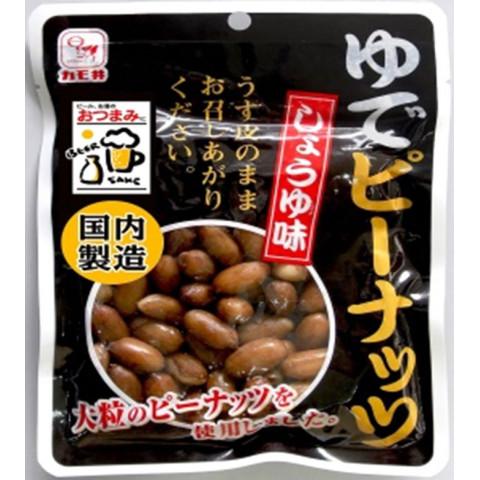 カモ井　ゆでピーナッツ(しょうゆ味)　80g