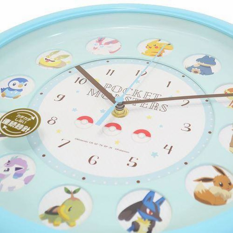 ポケットモンスター アクリル壁掛け時計 ポケピース クロック インテリア ポケットモンスター アクリル壁掛け時計 ポケピース クロック