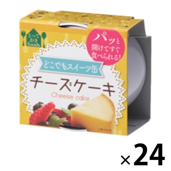 トーヨーフーズトーヨーフーズ どこでもスイーツ缶 チーズケーキ ミニ 24缶