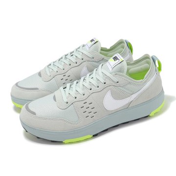 Nike 休閒鞋 C1TY 男鞋 灰 螢光綠 麂皮 緩震 運動鞋 FZ3863-001