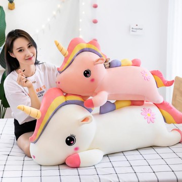 可愛獨角獸公仔睡覺抱枕玩偶女生超萌毛絨玩具布娃娃女孩生日禮物「限時特惠」
