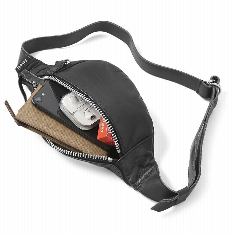 Schott ショット 3189028 レザー スモール ボディバッグ 本革 Schott ショット 3189028 レザー スモール ボディバッグ 本革