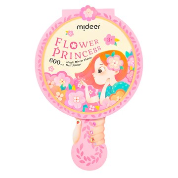 mideer 兒童魔鏡指甲貼  花花公主  1組