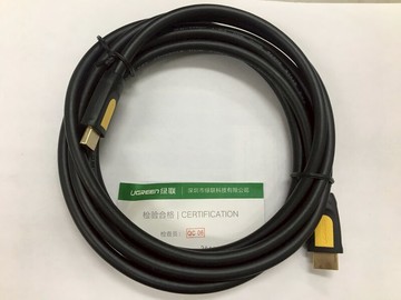 [美國直購Ugreen] hdmi線2.0高清連接線 4k數據線 電腦電視機頂盒hdml 3M _RA10