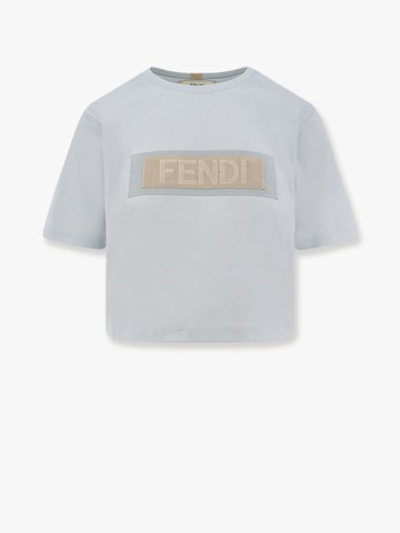 Crop jersey t-shirt - FENDI - gender_Woman