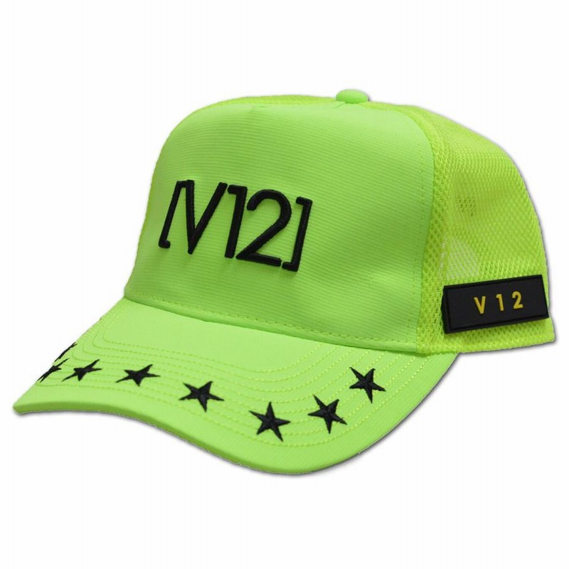 V12 メンズ ゴルフキャップ キャップ 帽子 FRONT STAR MESH CAP メンズ