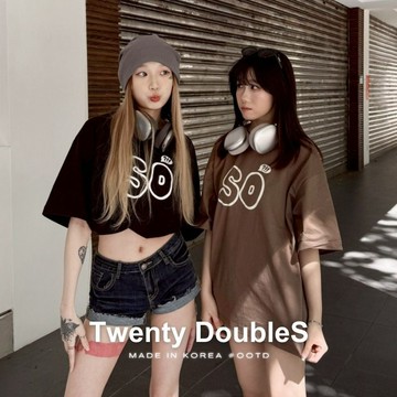 【20ss_select】韓國 可愛SO寬鬆短T 男生短袖 女生短袖 情侶衣 短T 寬鬆上衣 可愛短袖 T恤 短袖 情侶